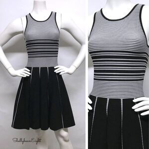 PARKER Nia Stretch KNIT Fit & Flare Dress FITS S M